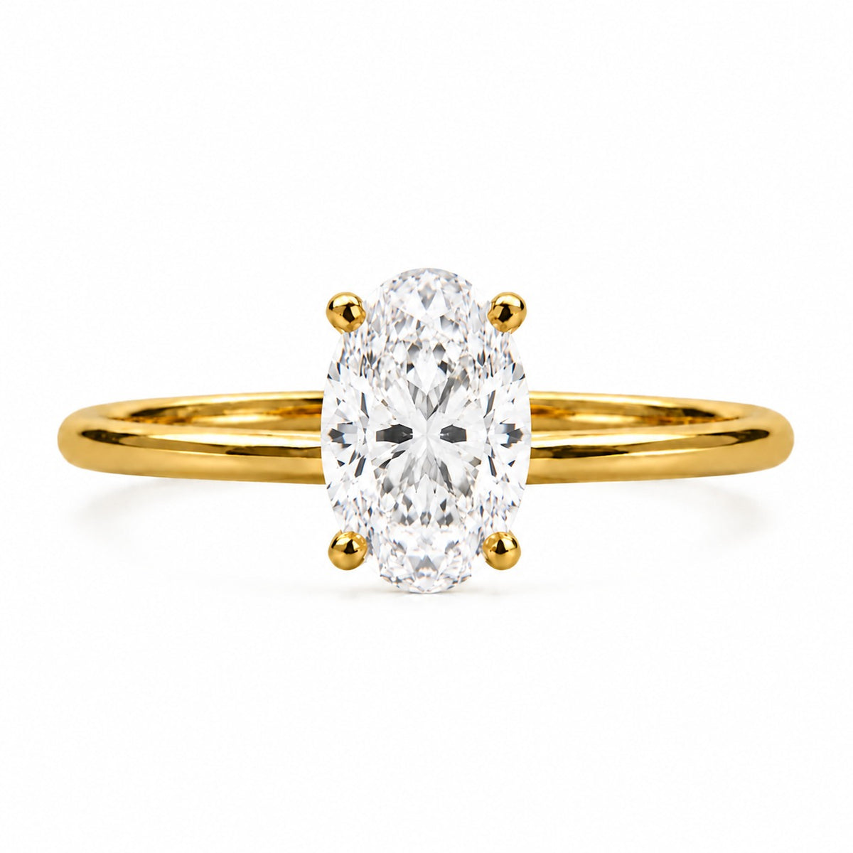 Anillo Éternelle Oval Lab Diamond