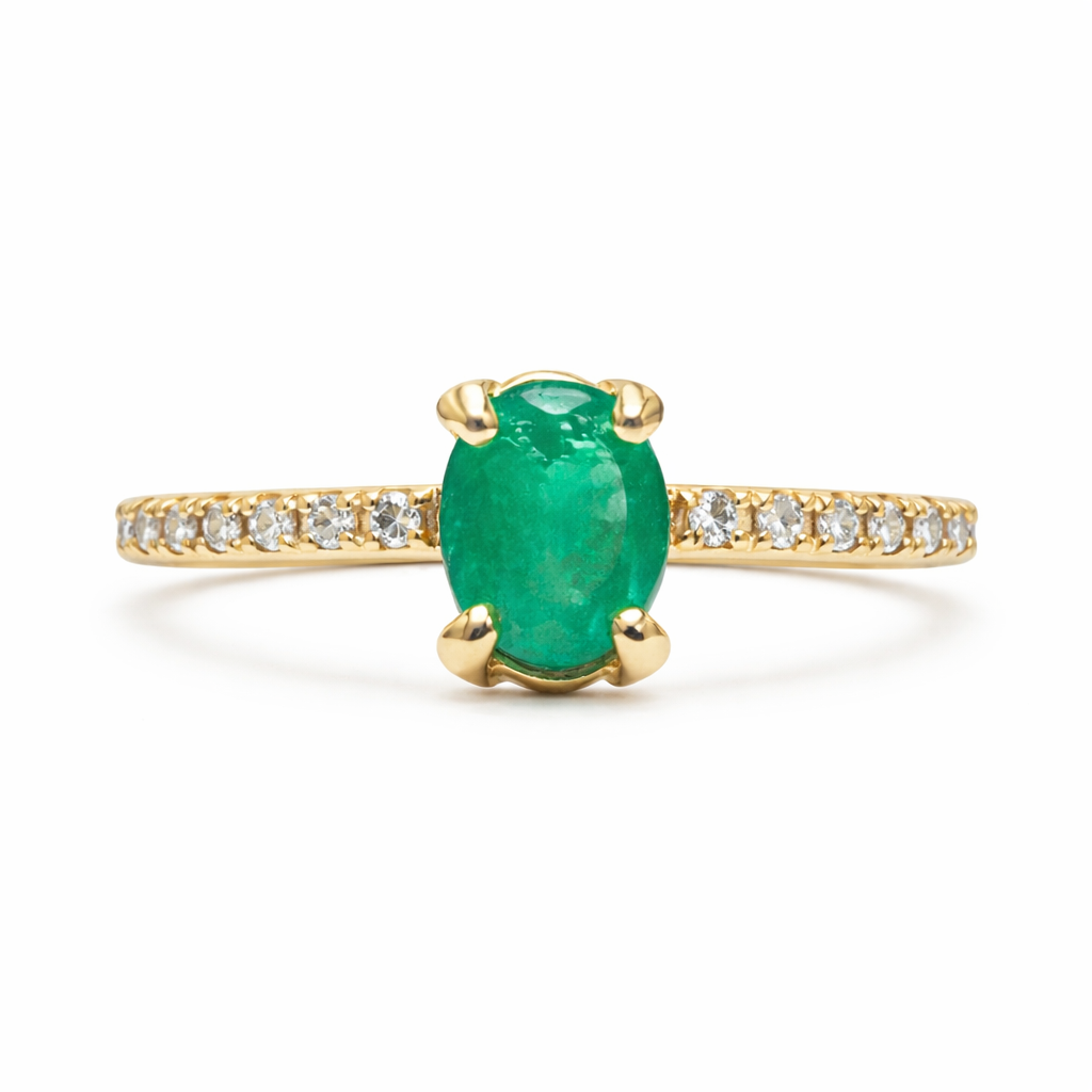 Anillo Esmeralda Clásica 0.4 ct