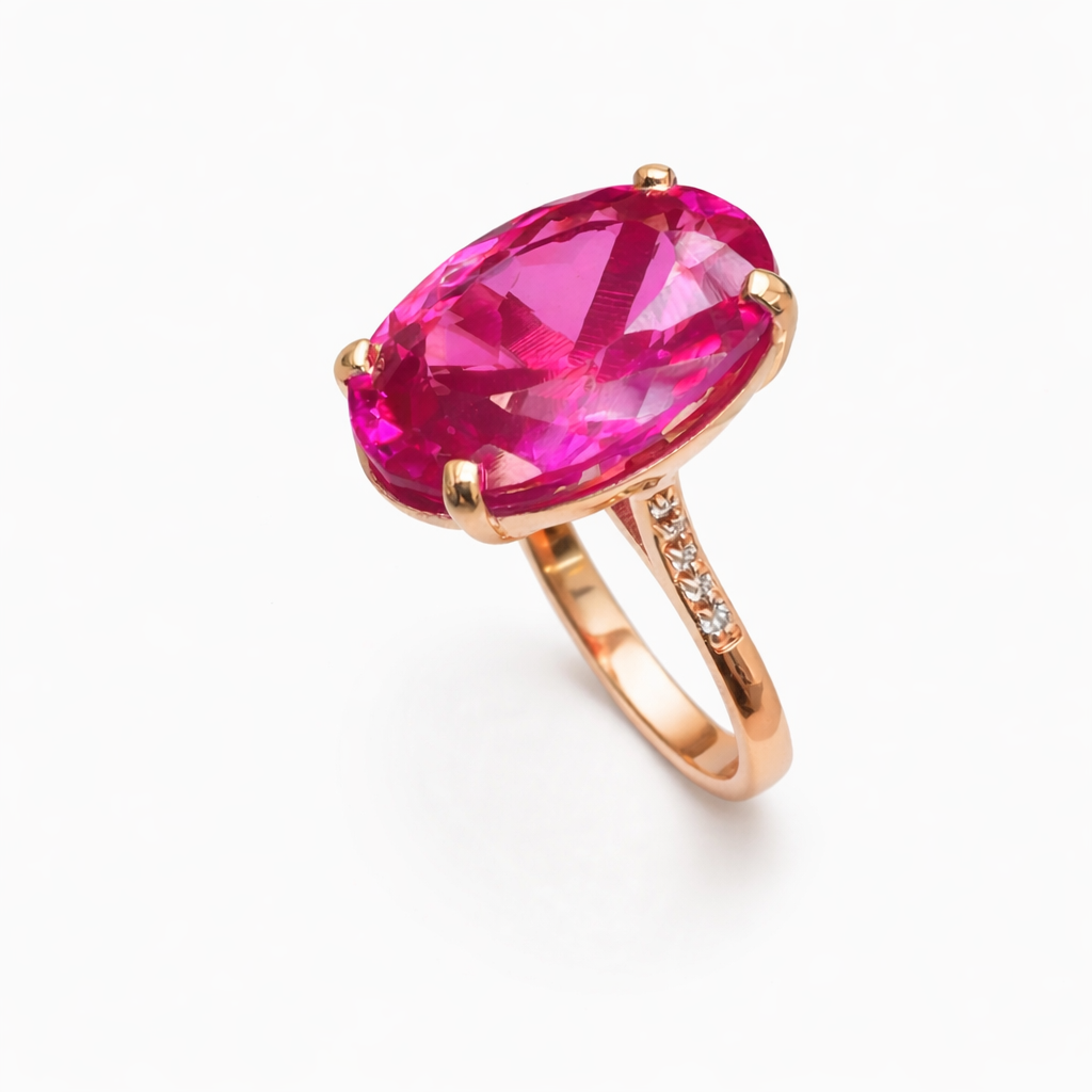 Rubí Rosa Encantado