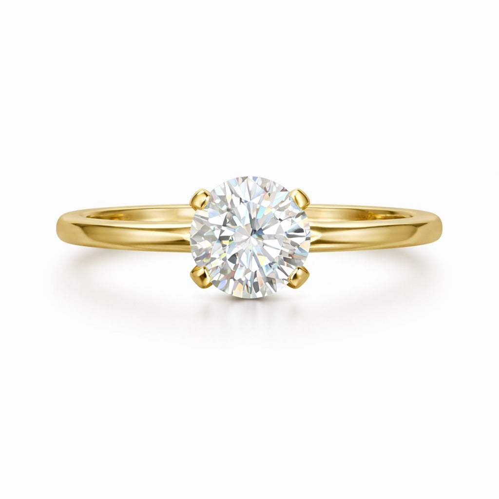 Anillo Solitario Diamante 1.01 ct Oro 18K
